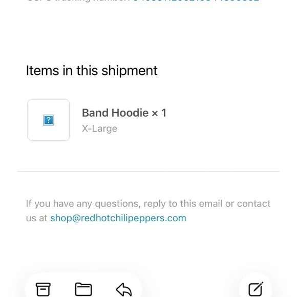 Red Hot Chili Peppers tour hoodie - Picture 8 of 10